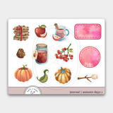 Autumn Days // Journal stickers