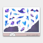 Crystal Witch // Journal stickers
