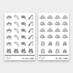 Hobby | Outdoors // Foil Tiny Icons