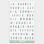 Standard Letters | (Font) Journal Stickers