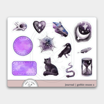 Gothic Muse // Journal stickers