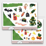 Haunted Christmas // Journal stickers