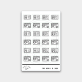 Library // Foil Tiny Icons