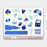 Ready Player // Journal stickers