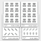 School // Foil Tiny Icons