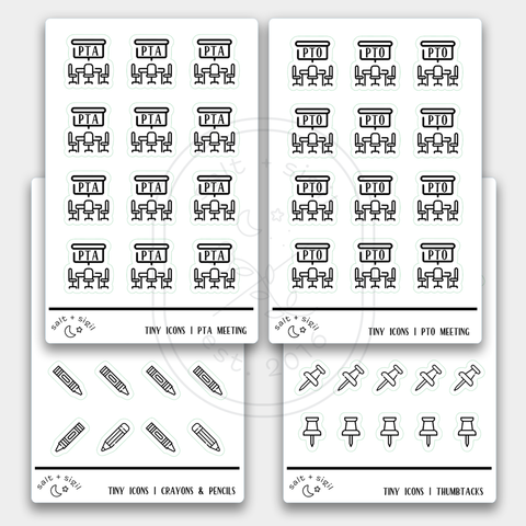 School // Foil Tiny Icons