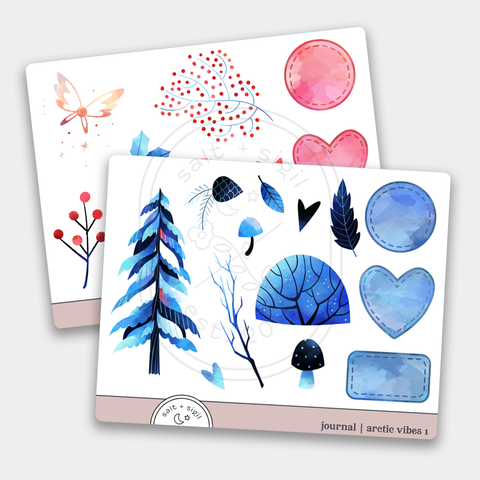 Arctic Vibes // Journal stickers