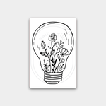 Floral Ideas // Foil Journal Card