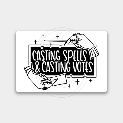 Casting Spells + Votes // Foil Journal Card
