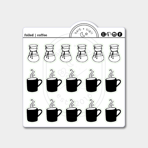 Coffee // Foil Icons