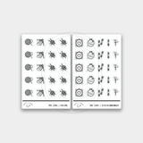 Hobby | Crafts // Foil Tiny Icons