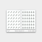 Health // Foil Tiny Icons
