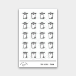 Weekly Refuse // Foil Tiny Icons