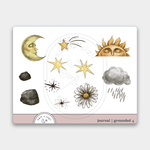 Grounded // Journal stickers