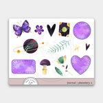 Planetary // Journal stickers
