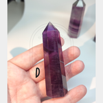 Fluorite (Magenta Banded) // Crystal Tower