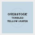 Yellow Jasper // Tumbled - OVERSTOCK
